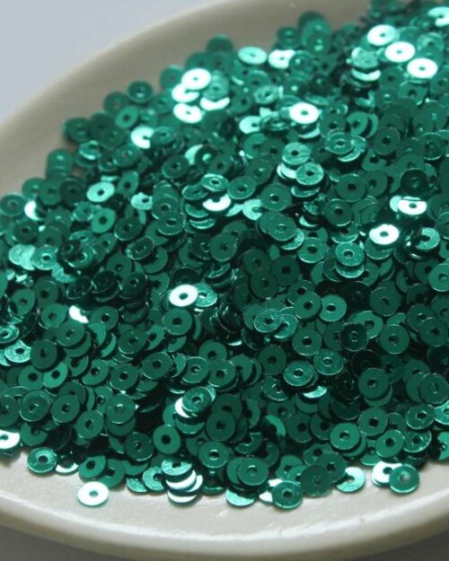 Emerald-Green-Flat-Round-Metallic-Sequins-for-AariLunevilleTambour-embroidery