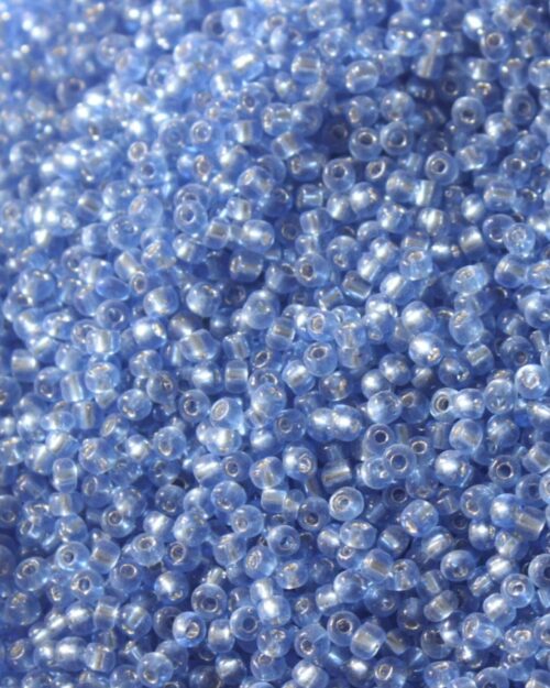 Transparent French Blue SilverLine Rocaille / Seed Beads- 11/0